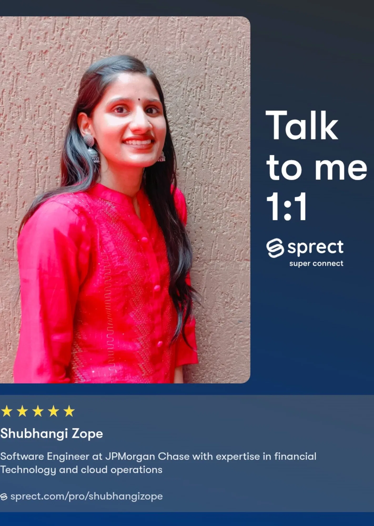 Book a call with Pratham Gupta on sprect.