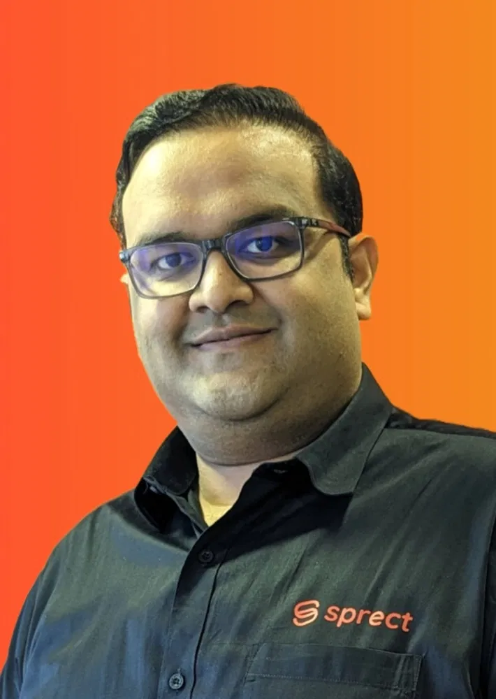 Book a call with mayur k on sprect.