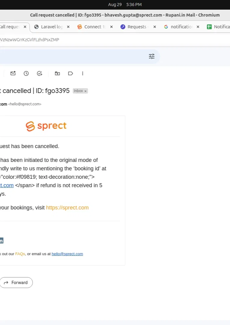 Book a call with Pranav Shah on sprect.
